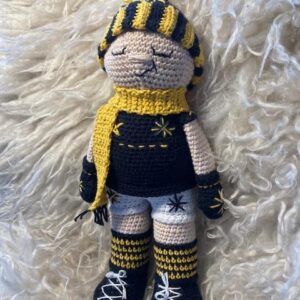 Virkmönster AIK fotbolls färger