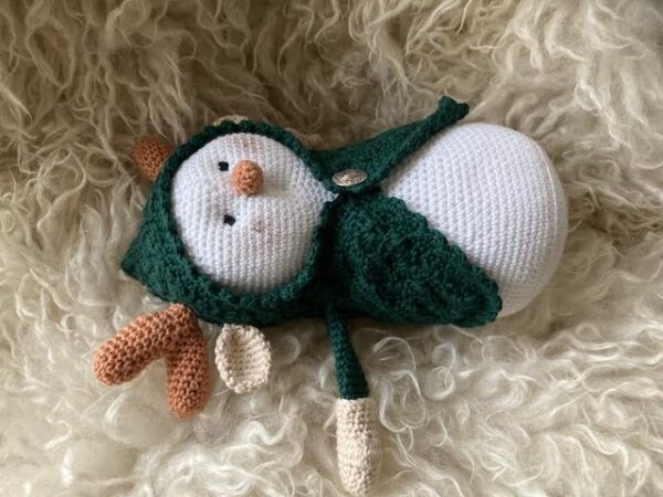 Virkmönster Ren Snögubben - Bild 6