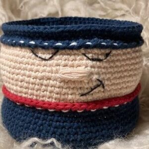 Virkmönster 3 olika korgar