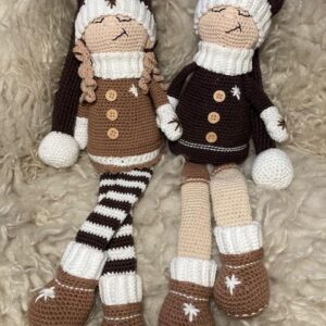 Virkmönster Peppar och Kakan (Pepparkaks paret)