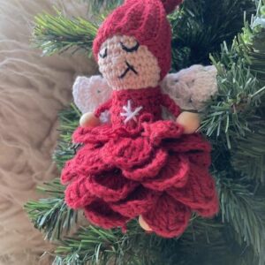 Virkmönster Julgrans Ängel