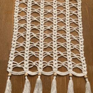 Virkmönster Duk med pärlor