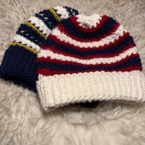 Virkmönster Lagmössa Wheat Stitch SHL, Hockeyallsvenskan, Fotbollsallsvenskan