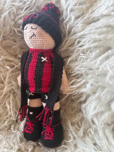 Virkmönster Supportern Brommapojkarna fotboll