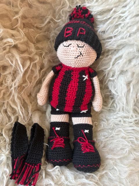 Virkmönster Supportern Brommapojkarna fotboll - Bild 9