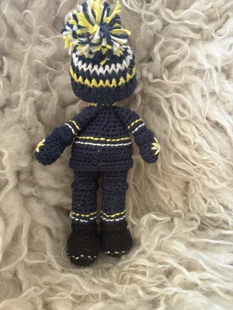 Virkmönster Lilla Supportern HV71 - Bild 5