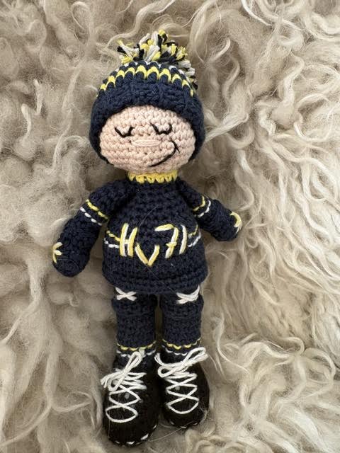 Virkmönster Lilla Supportern HV71